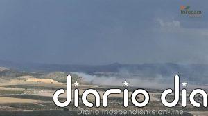 El fuego originado en Tobarra sube a Nivel 1 por cortar la carretera CM-3215