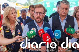 El Gobierno anuncia la reapertura de las carreteras cerradas por el incendio de Niebla (Huelva)