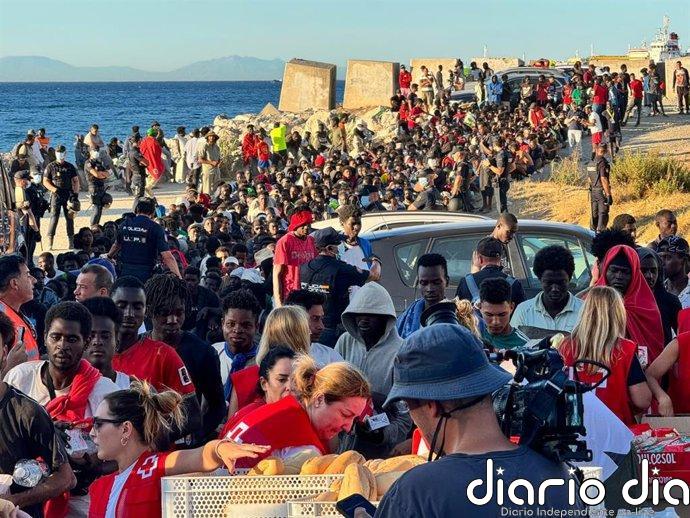 El Gobierno de Ceuta, "preocupado" por el llamamiento en redes sociales a una nueva entrada masiva el 15 de agosto