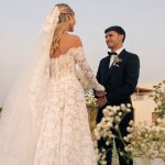 El impresionante vestido de novia de Luz Méndez en su boda con Brahim Díaz, jugador del Real Madrid