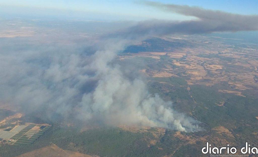 El incendio de Niebla (Huelva) entra en fase de emergencia y obliga al alejamiento preventivo de dos aldeas