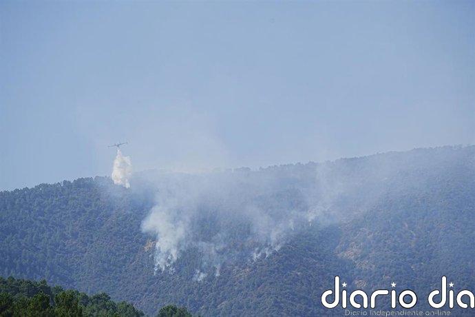 El incendio de Pinofranqueado afecta a 3.700 hectáreas y se mantiene en nivel 2 de peligrosidad