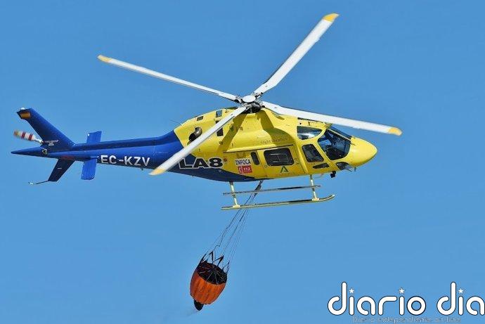 El Infoca da por extinguido un incendio forestal en Laujar de Andarax (Almería)