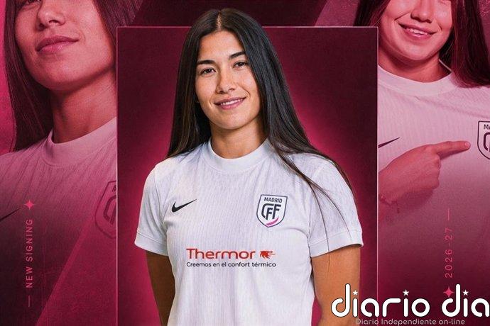 El Madrid CFF ficha a la joven delantera colombiana Mariana Silva