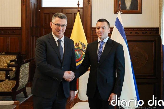 El ministro de Exteriores de Israel aprovecha su visita a Ecuador para cargar contra el TPI y la CIJ