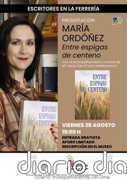 El Museo de la Minería de CyL presenta este viernes 'Entre espigas de centeno', la primera novela de María Ordóñez