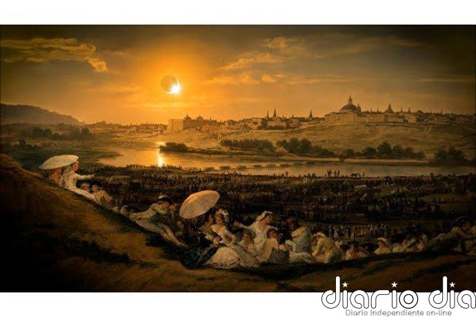 El Museo del Prado recrea cómo el eclipse transformaría la luz de sus obras maestras