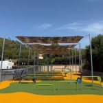 El polideportivo de sa Coma cuenta con un nuevo espacio de calistenia y máquinas para personas mayores