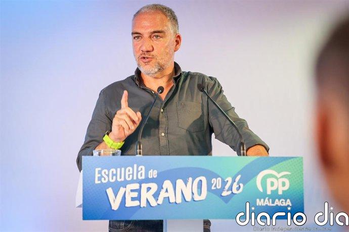 El PP reclama al Gobierno que deje de "llenar de piedras la mochila de Málaga" y "empiece a planificar inversiones"