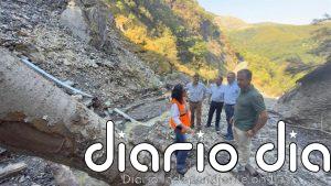 El presidente de la Diputación pide la implicación de todas las administraciones ante el desprendimiento en Peñalba
