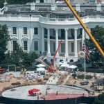 El presidente del Supremo autoriza que continúen las obras del salón de baile de la Casa Blanca