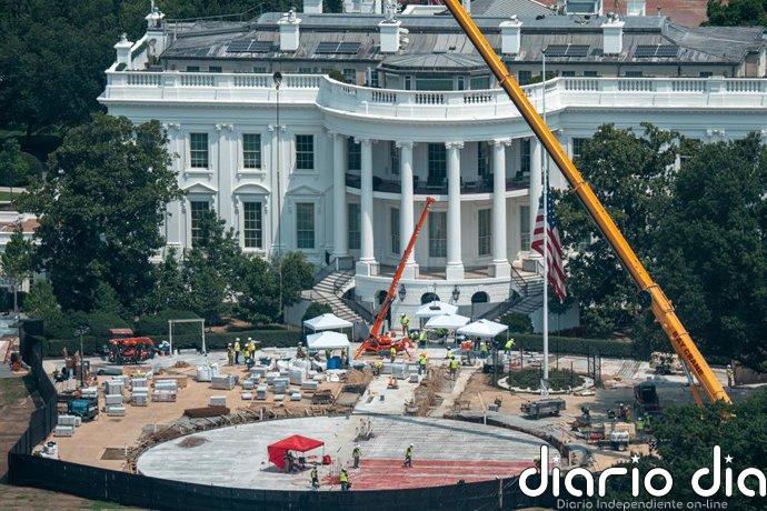 El presidente del Supremo autoriza que continúen las obras del salón de baile de la Casa Blanca