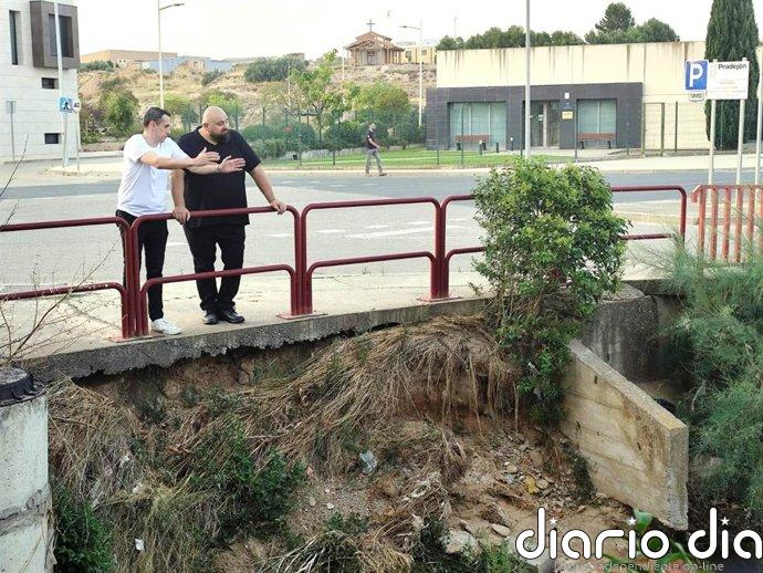 El PR+Riojan@s reclama un plan de actuación para prevenir nuevas inundaciones en Pradejón tras las del 28 de junio