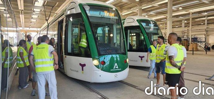 El tranvía de Jaén circulará a diario para completar la formación de sus conductores en el trazado