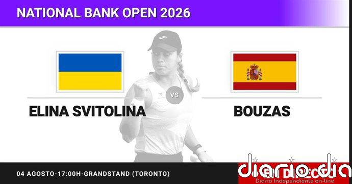 Elina Svitolina - Jessica Bouzas Maneiro, en directo hoy: sigue el partido de National Bank Open