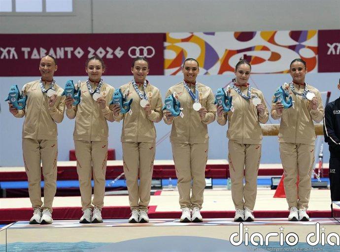 España se queda a las puertas de cuatro oros en Taranto 2026 en tenis, gimnasia e hípica