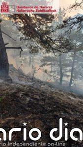 Estabilizado el incendio declarado este viernes en Urzainqui