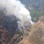 Estabilizado el incendio en La Tahá (Granada) donde las tareas hasta la extincion siguen por tierra