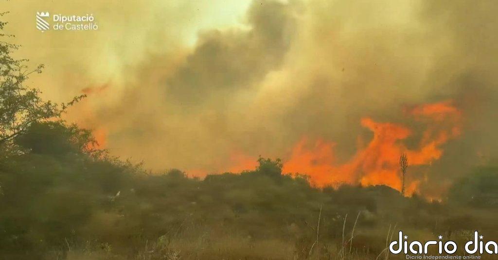 Estabilizado el incendio forestal de Tírig (Castellón), que ha quemado 810 hectáreas