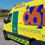 Evacuado al hospital un motorista tras resultar herido en un accidente en la avenida Expo 92 de Sevilla