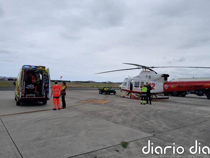 Evacuado de Pesaguero un ciclista de montaña con traumatismo craneoencefálico