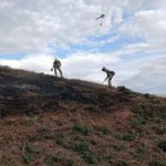 Extinguido el incendio de Ezcaray que ha calcinado 0,75 hectáreas