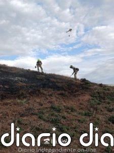 Extinguido el incendio de Ezcaray que ha calcinado 0,75 hectáreas