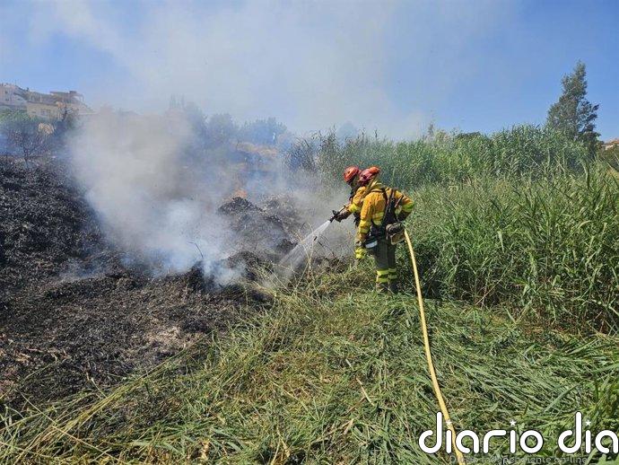 Extinguido el incendio de vegetación declarado junto al casco urbano de Calasparra