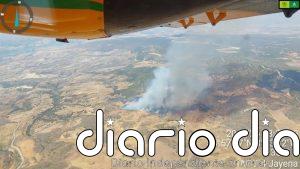 Extinguido el incendio declarado en el paraje de Las Charcas en Jayena (Granada)