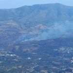 Extinguido el incendio que ha afectado a un paraje en el Valle de Lecrín (Granada)