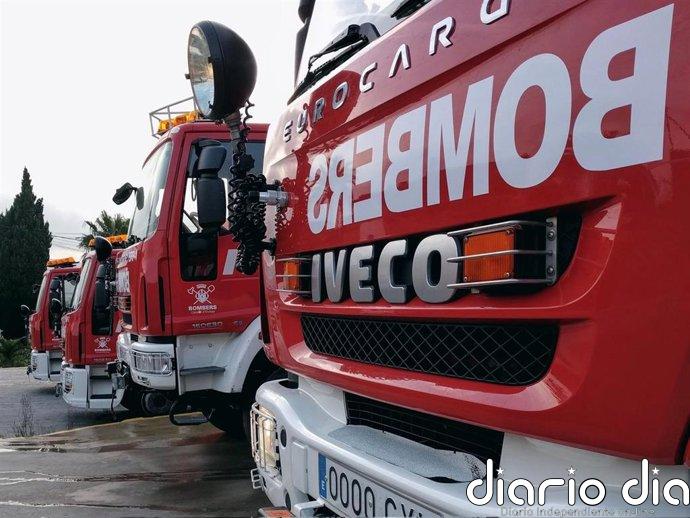 Extinguido un incendio en un edificio en Sant Antoni