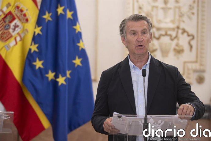 Feijóo alerta de "la crisis de salud pública" en Ceuta tras verse con el Colegio de Médicos y de Enfermería de la ciudad
