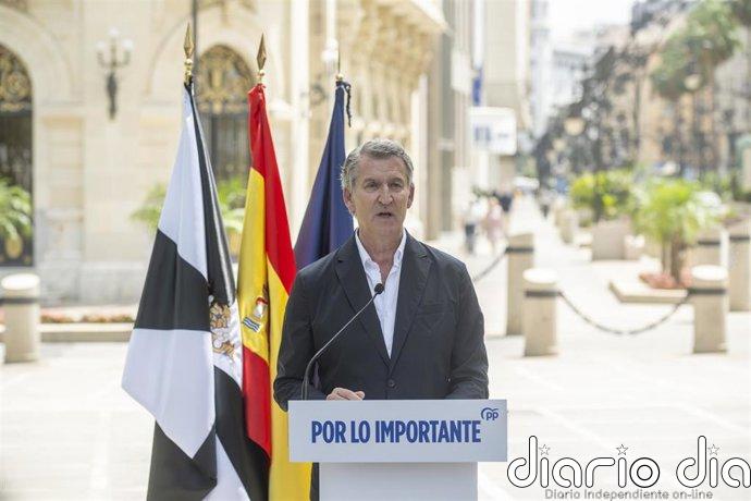 Feijóo reclama al Gobierno sensibilidad con Ceuta: "Nadie es capaz de entender la indolencia ante este caos"