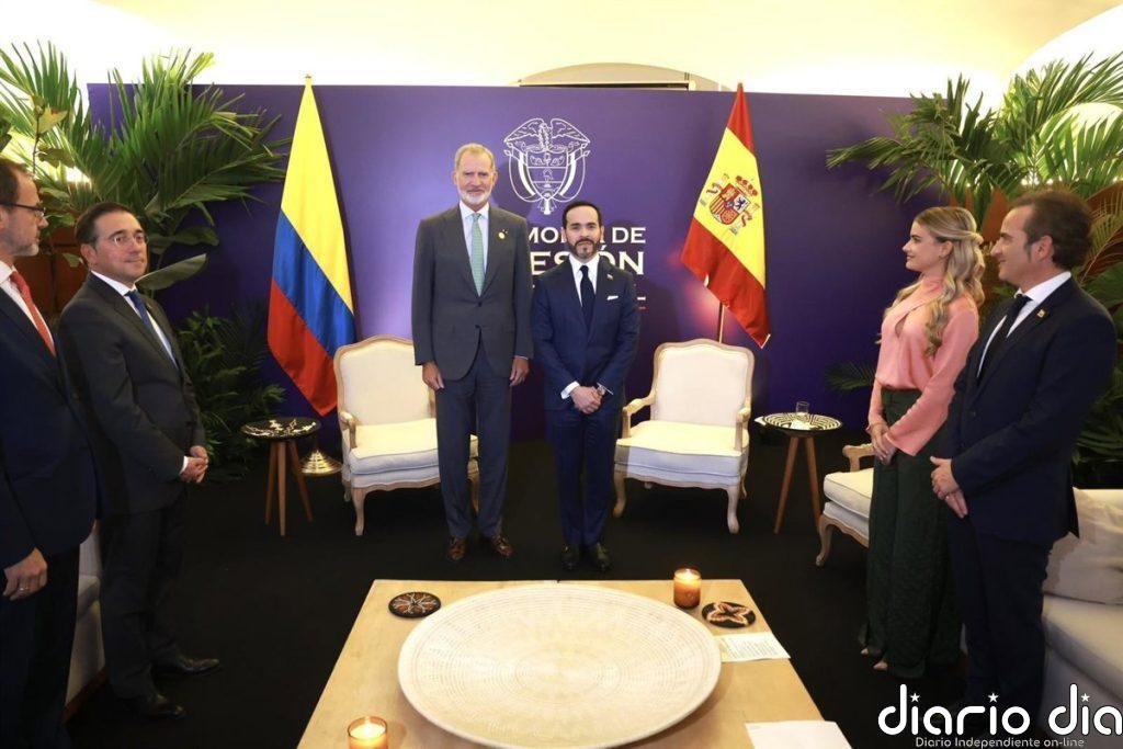 Felipe VI y De la Espriella escenifican la relación de "fraternidad" de España y Colombia