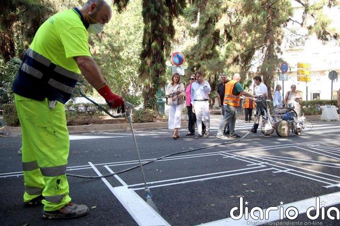 Finaliza la instalación de asfalto fonoabsorbente en Marqués del Túria, que se extenderá a otras grandes vías