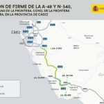 Gobierno adjudica 22,7 millones para la rehabilitación del firme en 46 kilómetros de la A-48 y la N-340 en Cádiz