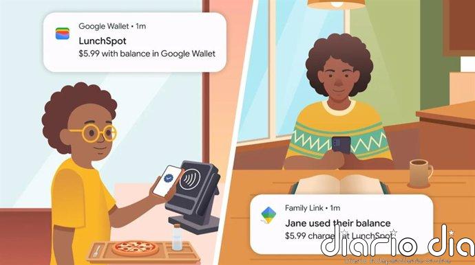 Google Wallet estrena transferencias de dinero entre padres e hijos con control parental en Estados Unidos