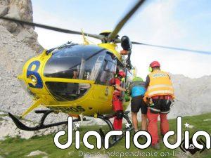 Herida una mujer tras sufrir una caída de 10 metros en el espeleobarranco del Purón en Llanes