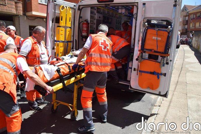 Herido con politraumatismos un piloto participante en el GP de La Bañeza (León)