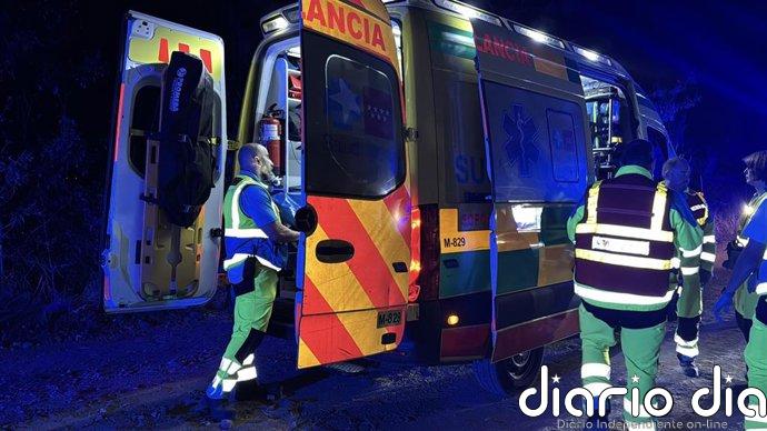 Herido grave un motorista de 57 años tras salirse de la vía en Brunete (Madrid)