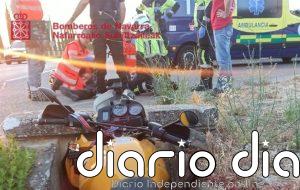 Herido un motorista al caer a una acequia en Olite