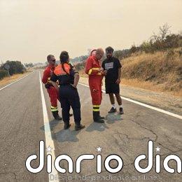 Huelva capital mantiene apoyo al incendio de Niebla con Protección Civil y bomberos preparados