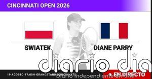 Iga Swiatek - Diane Parry, en directo hoy: sigue el partido de Cincinnati Open