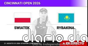Iga Swiatek - Elena Rybakina, en directo hoy: sigue el partido de Cincinnati Open