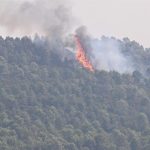 Illa anuncia un refuerzo en el dispositivo de ayuda de los Bombers en el incendio de Huesca