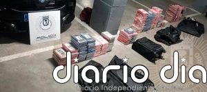 Incautados 111 paquetes de cocaína escondidos en maletas y bolsas de deporte en un parking de Hortaleza