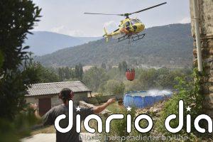 Incendio de Riglos (Huesca): La lluvia propicia una noche de trabajo "muy productivo"