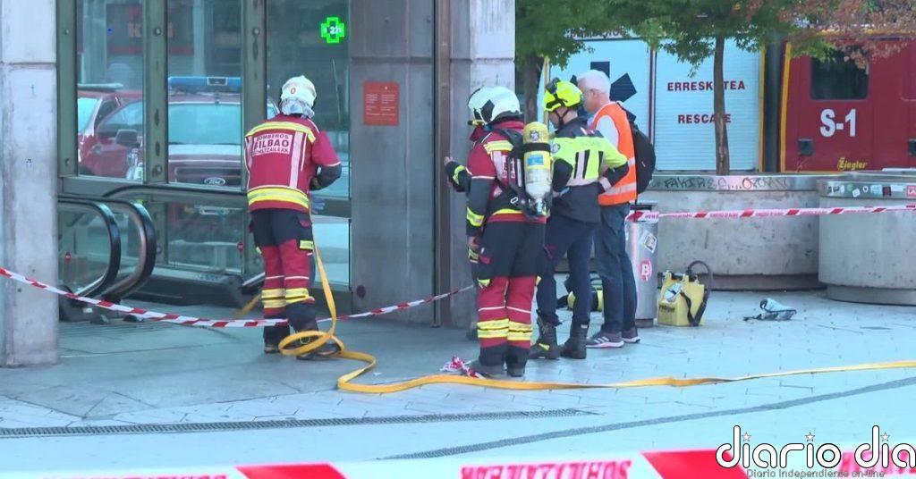 Incendio en el metro de Bilbao