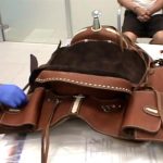 Intervenidos en Guadalajara más de cinco kilos de cocaína ocultos en una silla de montar enviada desde Colombia