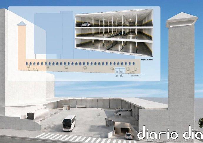 Jaén estudia un parking subterráneo de 352 plazas bajo la estación de autobuses por 3,6 millones de euros